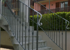 ringhiera per scala esterna